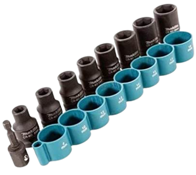 Jogo de Soquete Sext. enc 1/2" 9pçs Imp. B-54645 MAKITA
