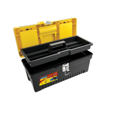 Caixa plástica 17" com bandeja fecho metálico 43803017 TRAMONTINA
