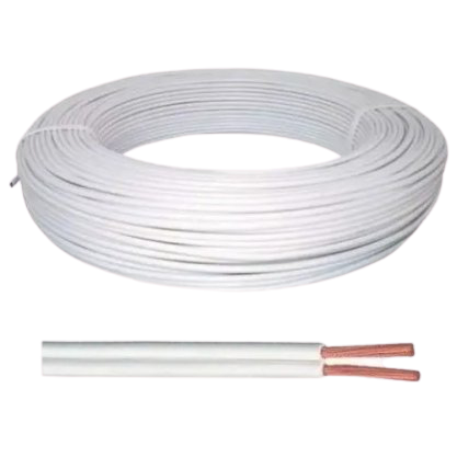 Cordão paralelo 2x1,5mm branco