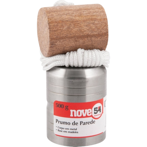 Prumo de parede 500g metálico NOVE54