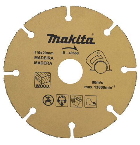Disco corte 110x20mm tungstênio B-40668 MAKITA 