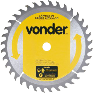 Disco de serra circular vídea 185x20x36D VONDER