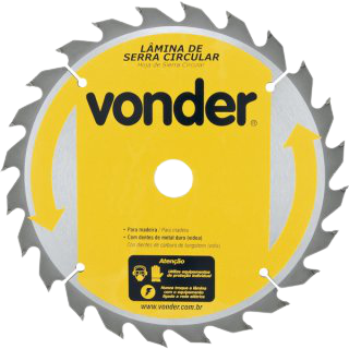 Disco de serra circular vídea 235x25x24D VONDER