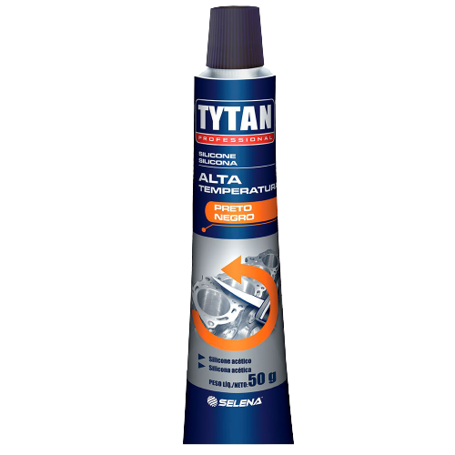 Silicone alta temperatura 50g preto TYTAN