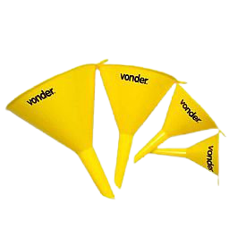 Funil plástico Jg 4pçs FPV0004 VONDER