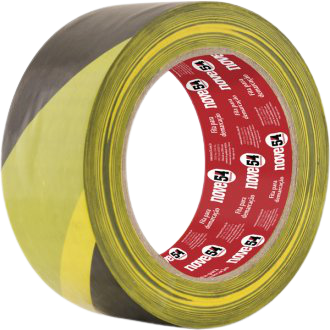 Fita demarcação 48mm x 30m zebrada NOVE54