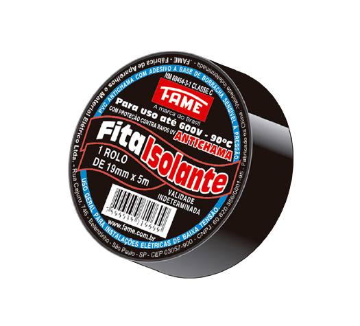 Fita isolante 19mm x 5m geral FAME
