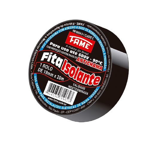 Fita isolante 19mm x 20m geral FAME