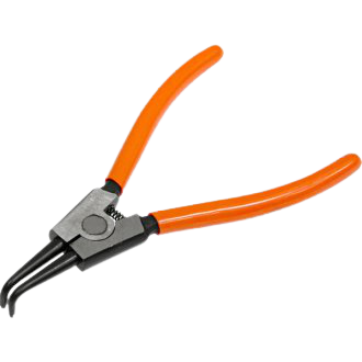 Alicate p/ anéis ext CV 7" 219011B BELZER