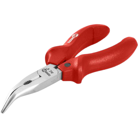 Alicate bico meia-cana curvo 6" AC NOVE54