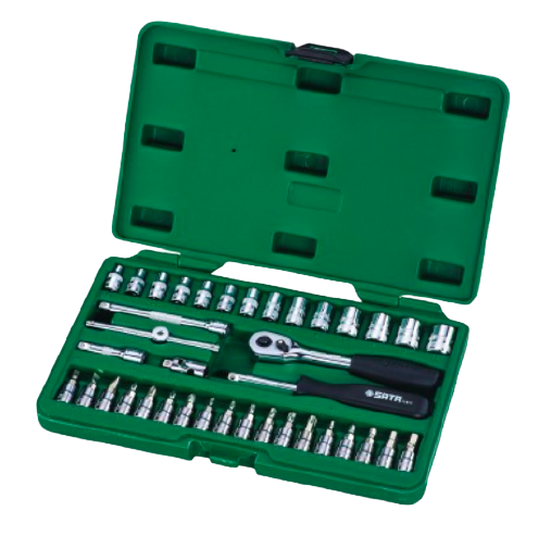 Jogo de Soquete sextavado 38pçs enc. 1/4" ST09002SJ SATA