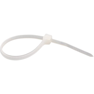 Abraçadeira nylon 10cm c/20 branca VONDER