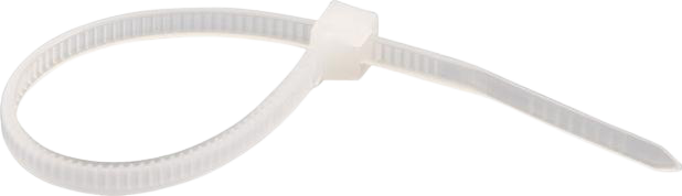 Abraçadeira nylon 14cm c/100 branca NOVE54