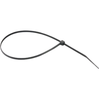 Abraçadeira nylon 40cm c/10 preta VONDER