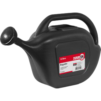 Regador plástico preto 10L NOVE54