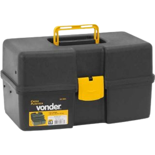 Caixa plástica VD 3001 c/3 bandejas VONDER
