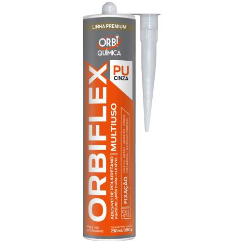 Selante poliuretano 380g cinza ORBI