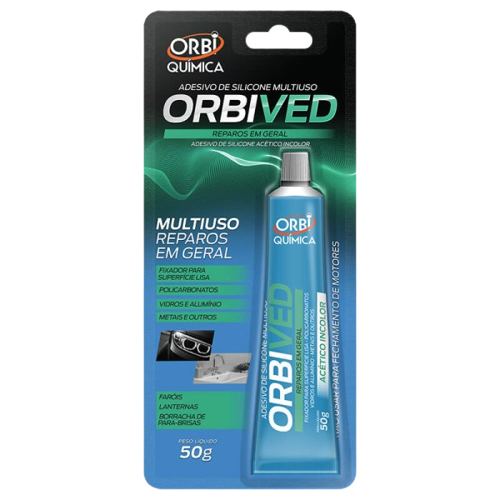 Silicone 50g acético incolor ORBIVED