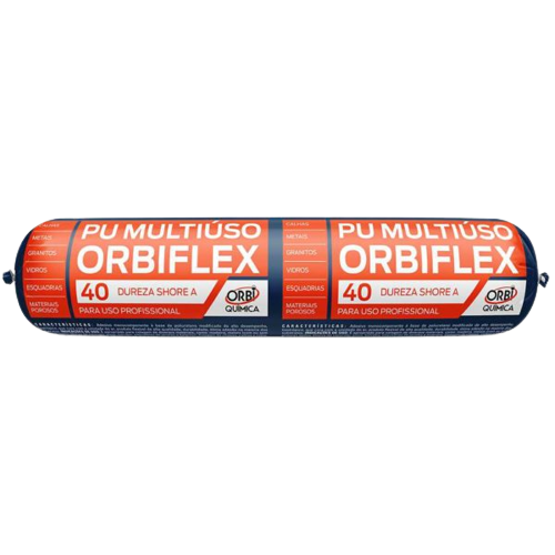 Selante poliuretano 600g cinza PU40 sache ORBIFLEX