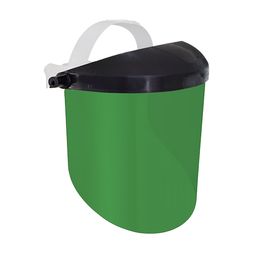 Protetor facial verde 8" PLASTCOR