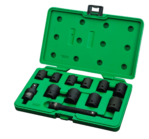Jogo de Soquete Sextavado enc 1/2" 12pçs Impacto ST09009SJ SATA